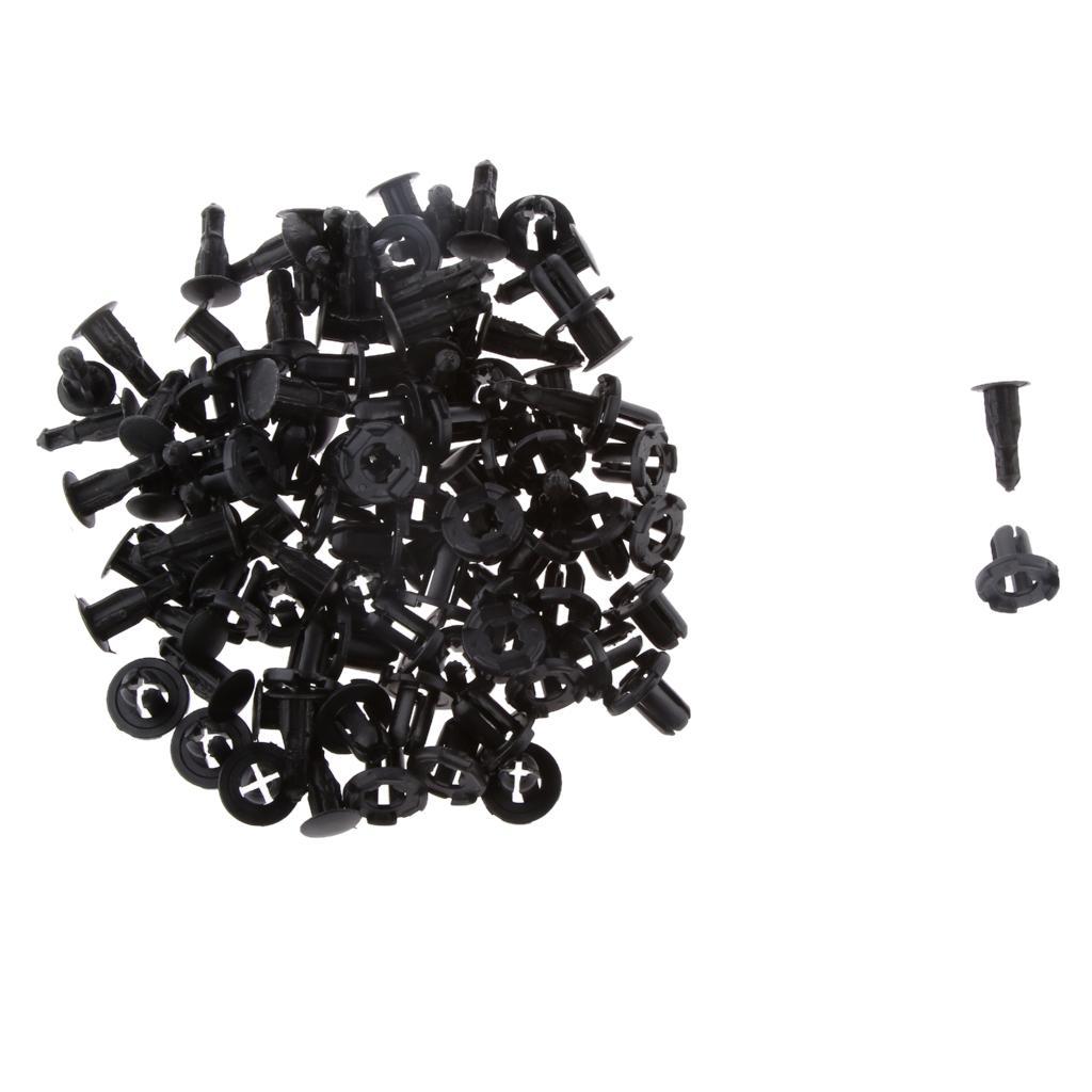 50x  Rivet Fastener  Retainer Push Clips for   02-12
