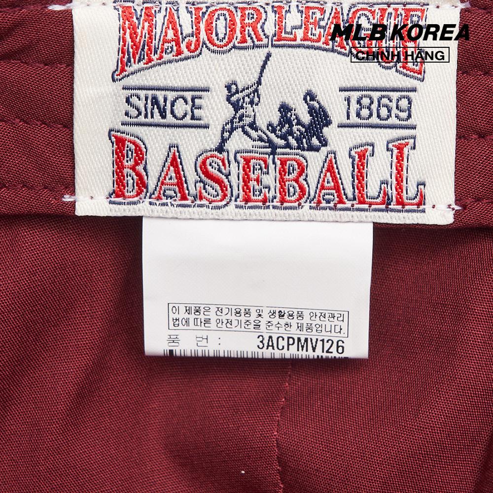 MLB - Nón bóng chày unisex Dia Monogram Velvet Structured 3ACPMV126-43WIS