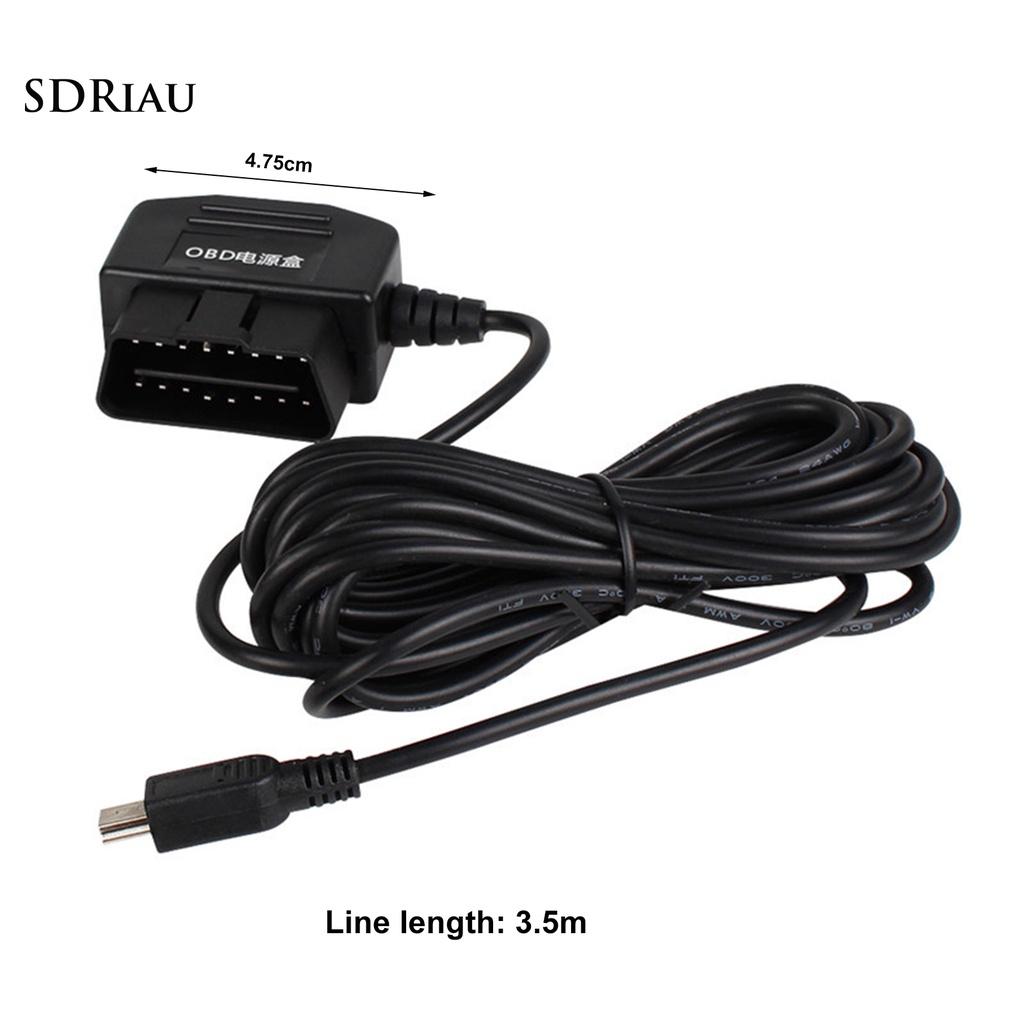 Cáp sạc chuyển đổi dữ liệu OBD DVR thông dụng cho xe hơi