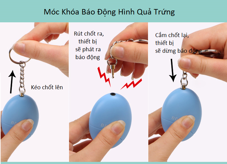 Thiết Bị Báo Động Cá Nhân Hình Quả Trứng