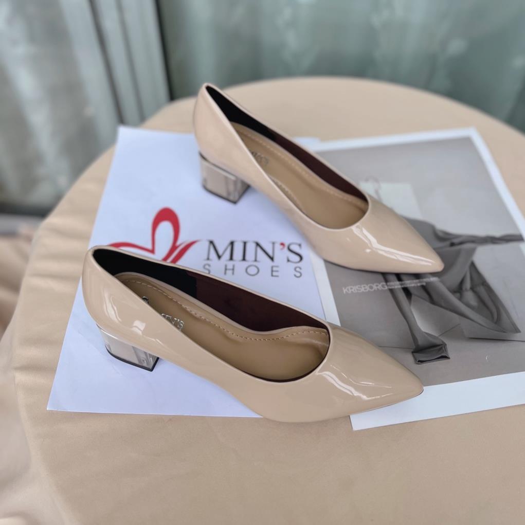 Hàng chất lượng Min's Shoes - Giày Gót Vuông V201