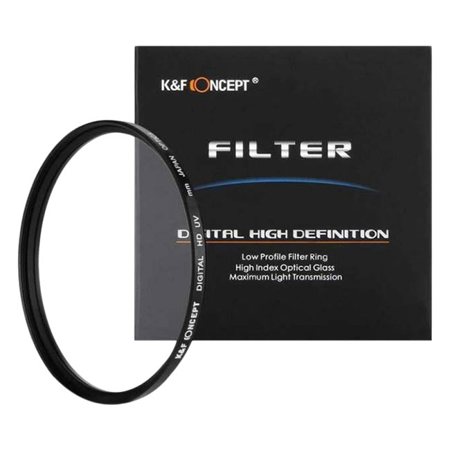 Kính Lọc K&amp;F Concept Filter UV Digital HD - Japan Optic - Size 37mm - Hàng Nhập Khẩu