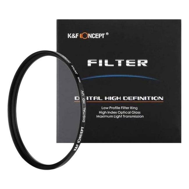 Kính Lọc K&amp;F Concept Filter UV Digital HD - Japan Optic - Size 40.5mm - Hàng Nhập Khẩu