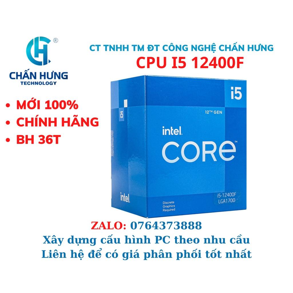 CPU Intel Core i5-12400F