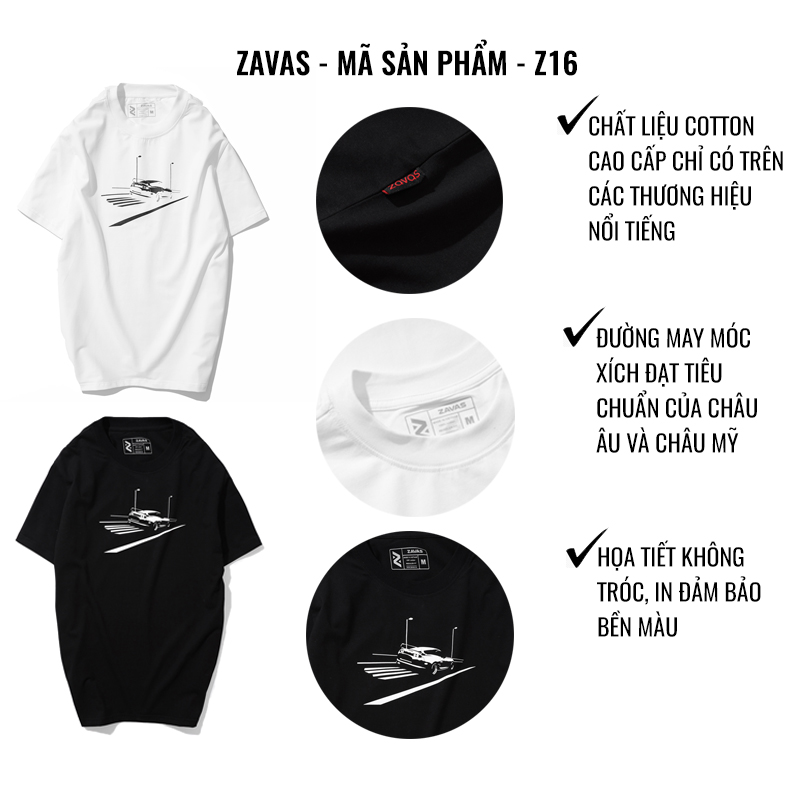 Áo thun nam cổ tròn ngắn tay cao cấp đẹp chất vải cotton co giãn 4 chiều thoáng mát ZAVAS Z16