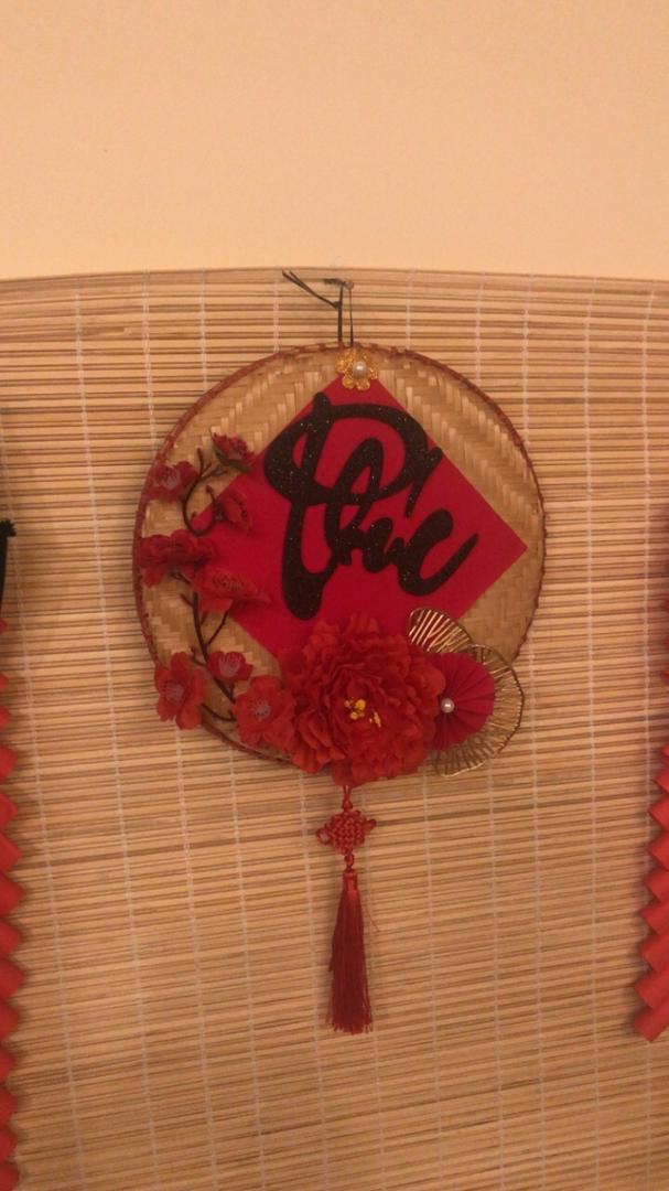 Vòng hoa, mẹt hoa, quạt hoa treo – Nhiều mẫu mã – Đường kính từ 30 đến 40 cm – Cây giả, hoa lụa decor trang trí Tết – Vòng treo phong thuỷ, hút tài lộc