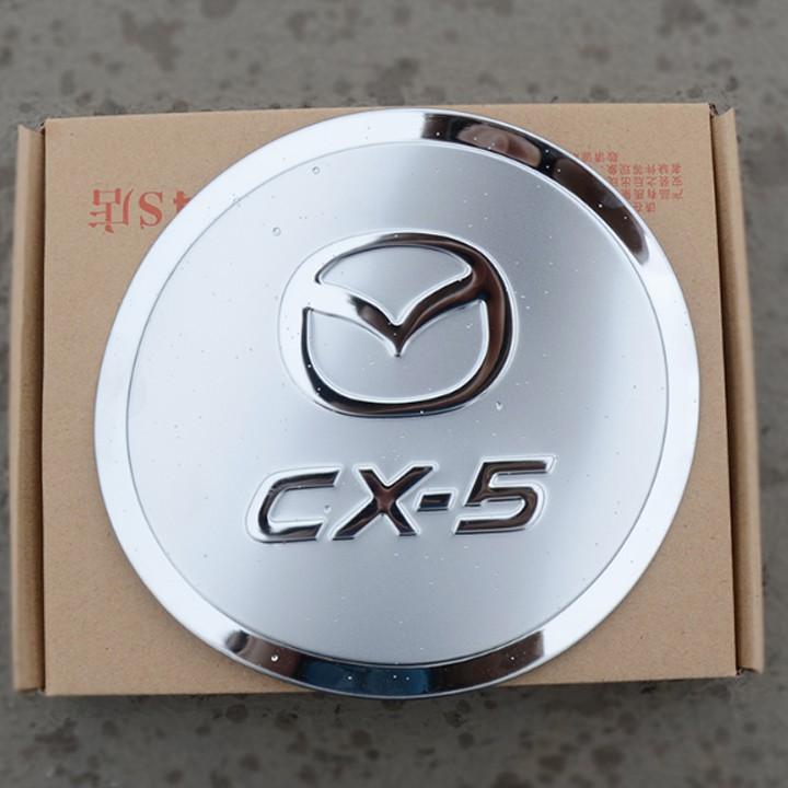 Ốp Nắp Bình Xăng Mazda CX5, ốp nắp bảo vệ chống xước bình xăng Mazda CX5