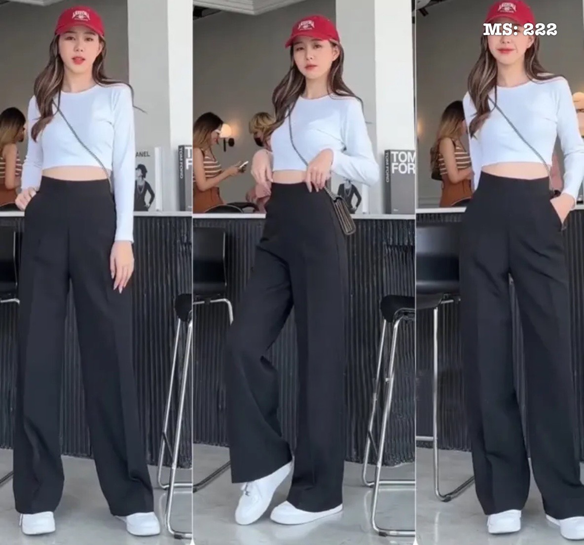 Quần ống rộng dậy kéo hông Cun Fashion chất tuyết mưa dày dặn form chuẩn đẹp Mặc Tôn Dáng Siêu Xinh