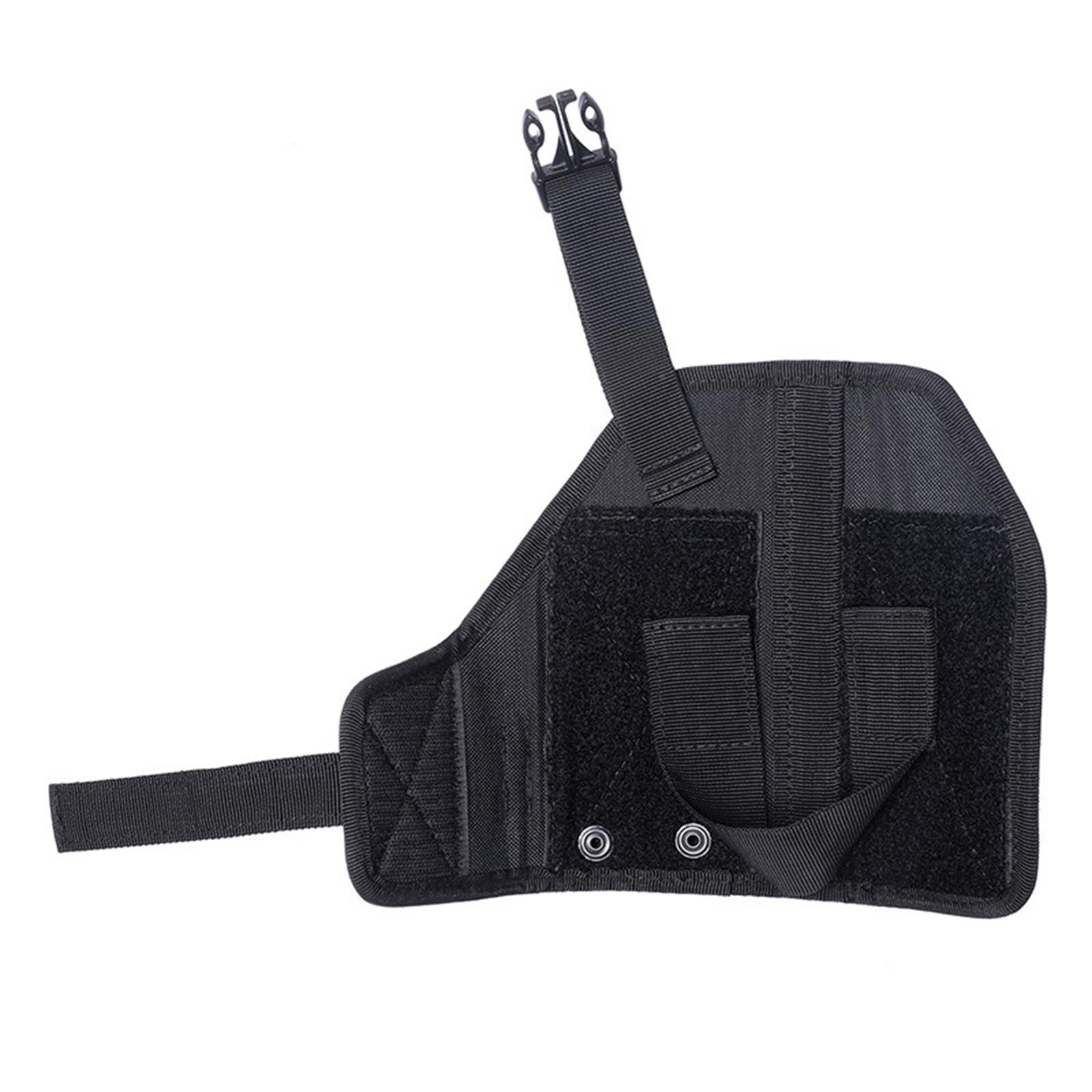 Adjustable Leg Holster Nylon Tactical Airsoft Holster w/ Magazine Pouch