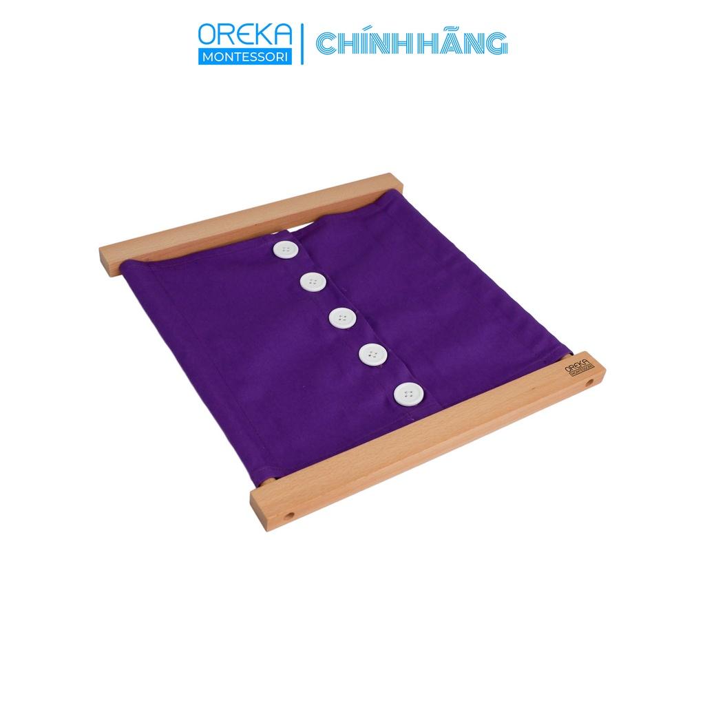 Đồ chơi trẻ em Oreka Montessori Khung vải: Cúc lớn - 0220200