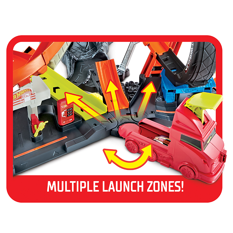 Bộ Đồ Chơi Hot Wheels Thành Phố Khỉ Đột Gorllia GTT94