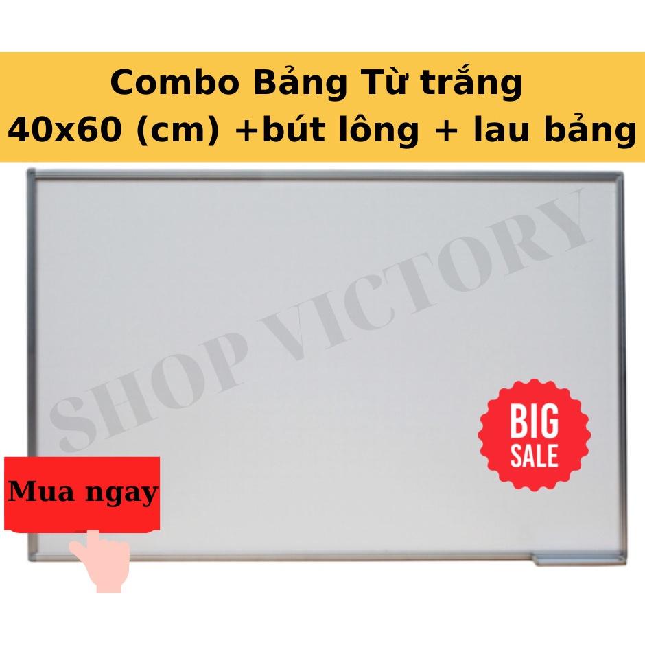 Bảng Từ Trắng, Hít Nam Châm, Bảng Học Sinh, Viết Bút Lông Kích Thước (60x100)cm