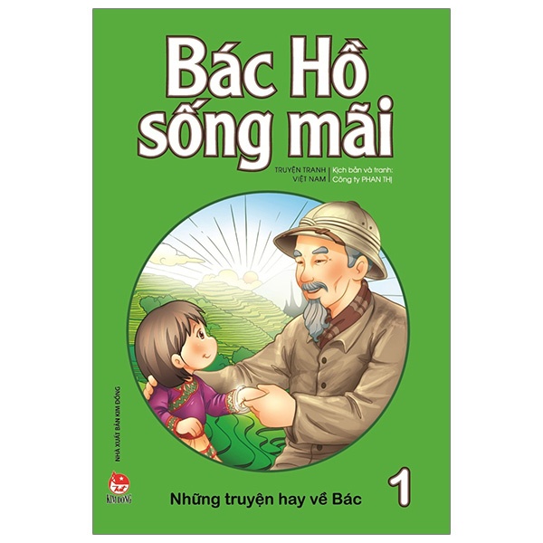 Sách - Combo 5 Cuốn Truyện Tranh Việt Nam Bác Hồ Sống Mãi - Kim Đồng