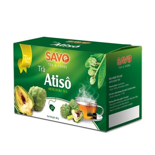 Trà SAVO Atisô - Hộp 20 Túi x 2g