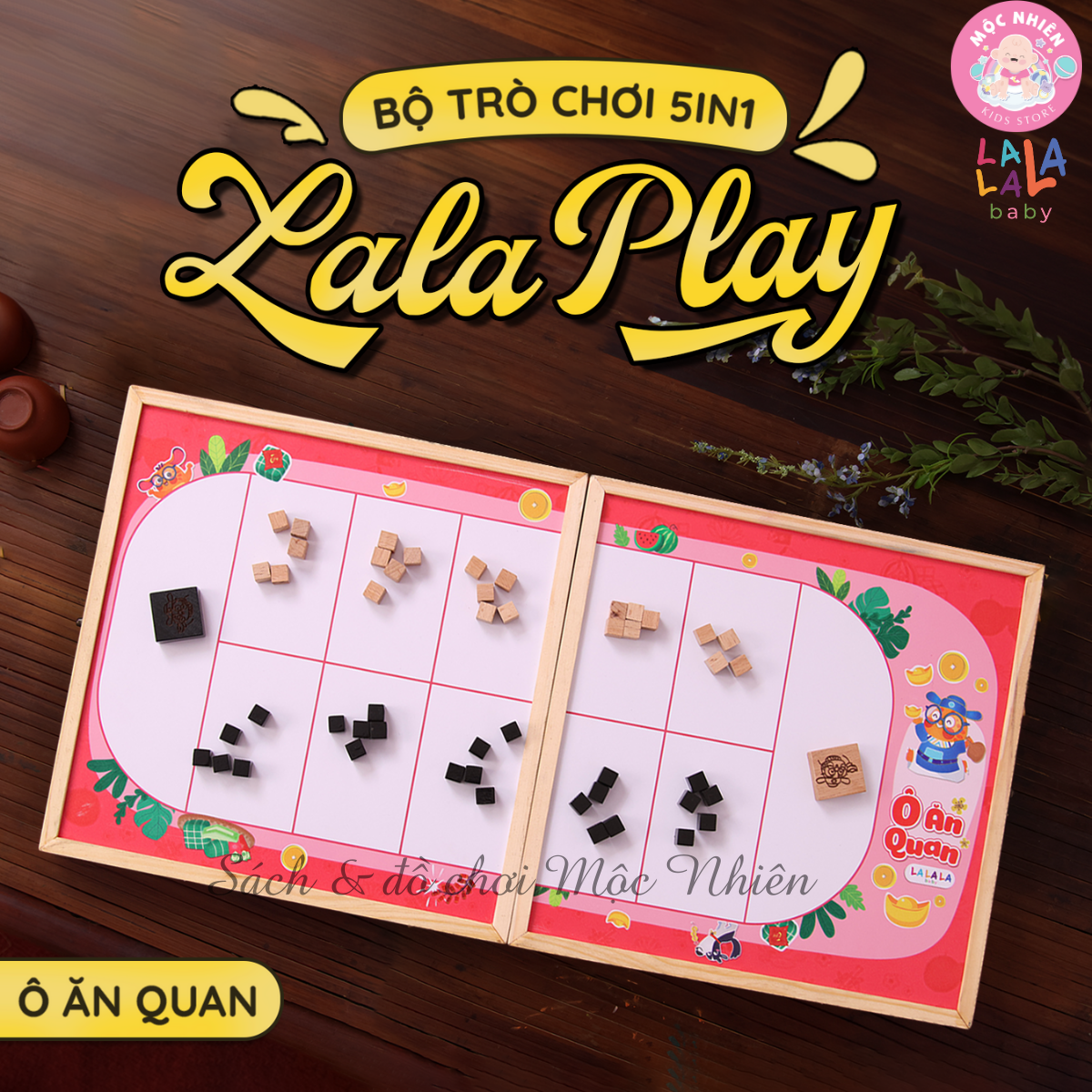 Đồ Chơi Board Game 5in1 Lalaplay - Trò Chơi Dân Gian Tết 2024 - Lalala baby