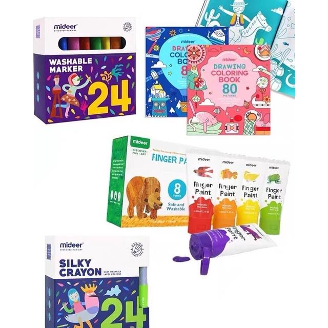 Bộ tô màu cho bé Mideer Finger Paint, Đồ chơi Sáng Tạo Cho Trẻ Em Từ 2,3,4,5,6 Tuổi