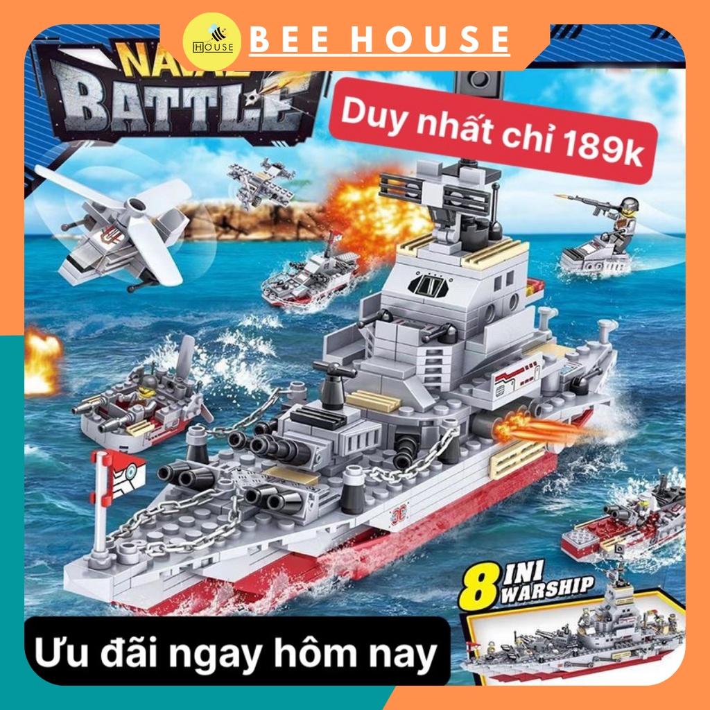 BỘ ĐỒ CHƠI XẾP HÌNH LẮP RÁP THUYỀN CHIẾN CHIẾN HẠM TUẦN TRA 112 SIÊU TO KHỔNG LỒ 70CM