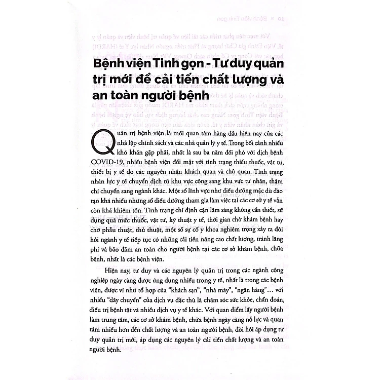 Sách Bệnh Viện Tinh Gọn