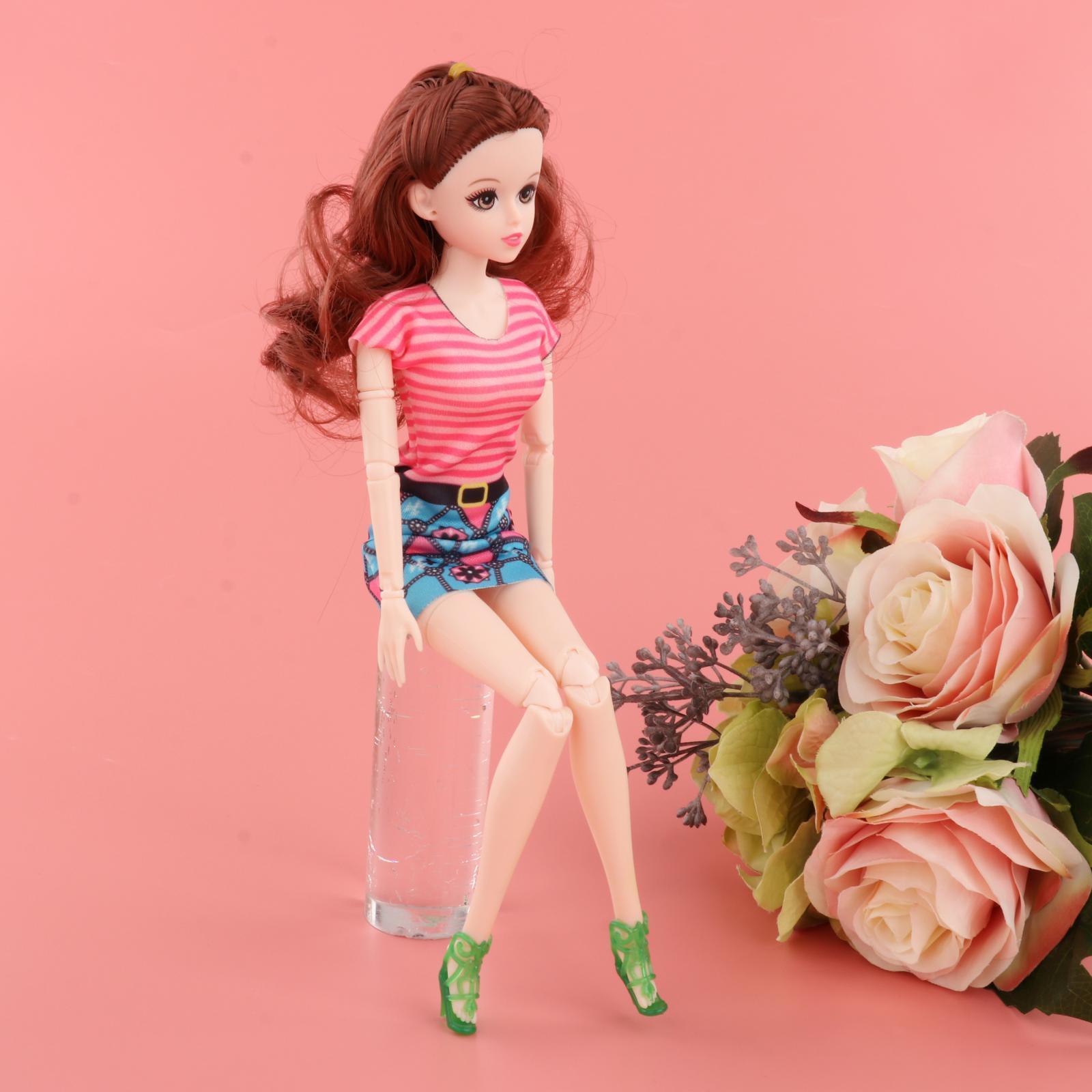 12 Inch 1/6 BJD Doll DIY Toys Full Set Clothes Shoes Gift for Girls