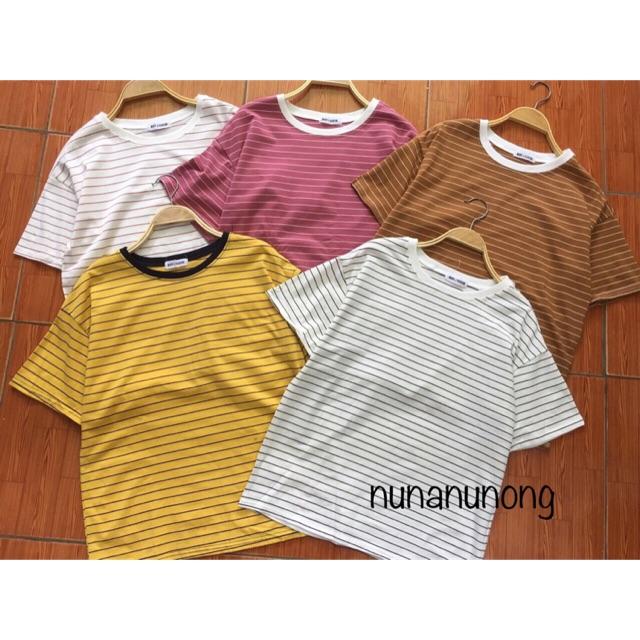 Áo thun kẻ nhỏ