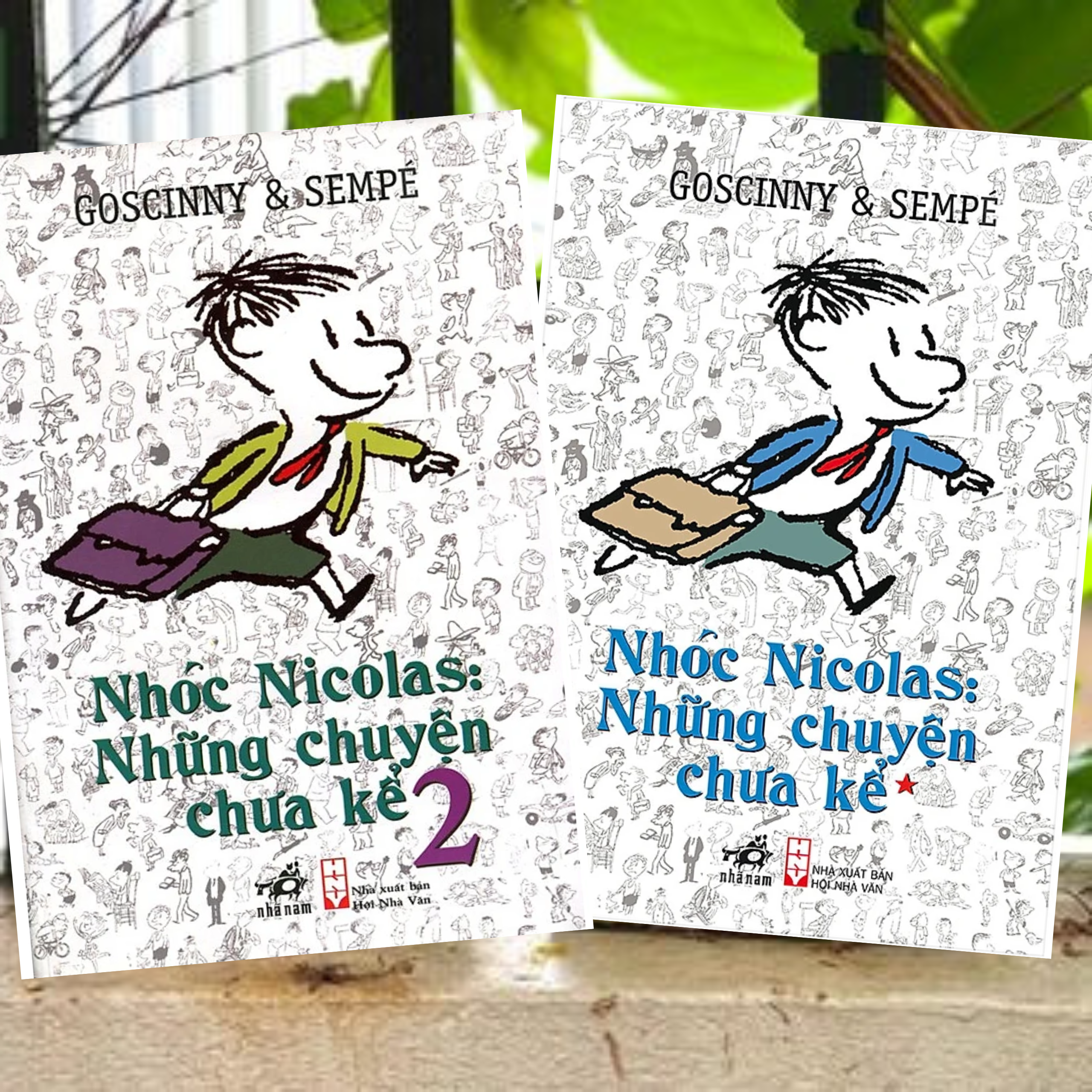 Combo 2Q Văn Học Thiếu Nhi Lôi Cuốn: Nhóc Nicolas _ Những Chuyện Chưa Kể Tập 1+2