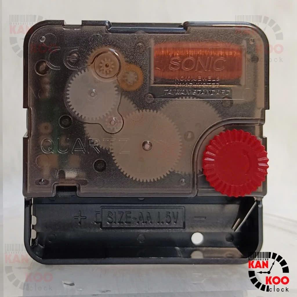 Máy Đồng Hồ Treo Tường Kim Trôi Xịn – Hiệu SONIC | Silent Quartz – Cốt 12.7mm – Bảo Hành 5 Năm – chính hãƞg Taiwan