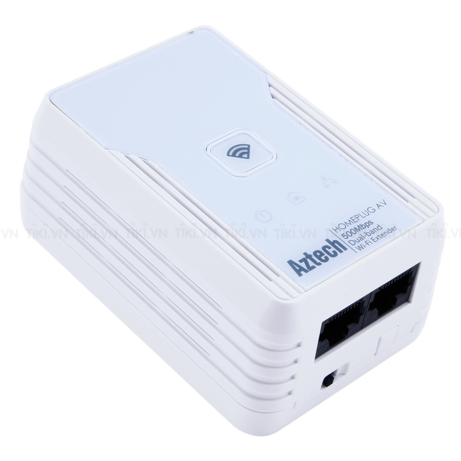 Aztech HL117EW - Bộ Truyền Mạng Qua Đường Dây Điện Tốc Độ 500Mbps Hỗ Trợ Wifi