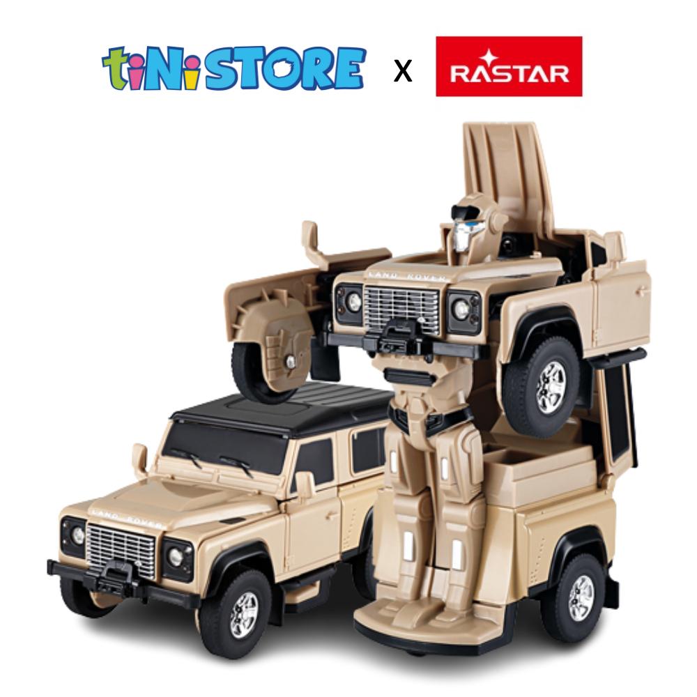 TiNiStore-Đồ chơi xe chạy trớn biến hình Robot 1:32 Land Rover Rastar 62000