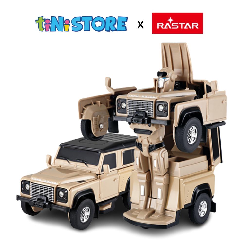 tiNiStore-Đồ chơi xe chạy trớn biến hình Robot 1:32 Land Rover Rastar 62000