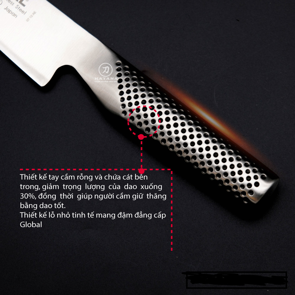 Dao bếp Nhật cao cấp Global G20 Filleting Knife - Dao phi lê (210mm)- Dao bếp Nhật chính hãng