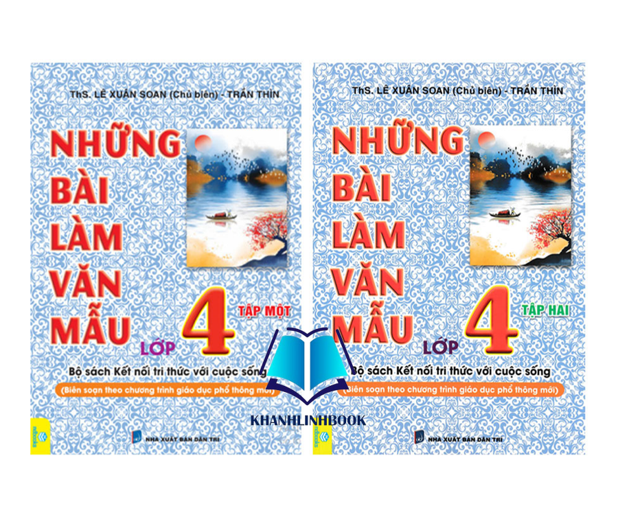 Sách - Combo Những Bài Làm Văn Mẫu Lớp 4 - Tập 1 + 2