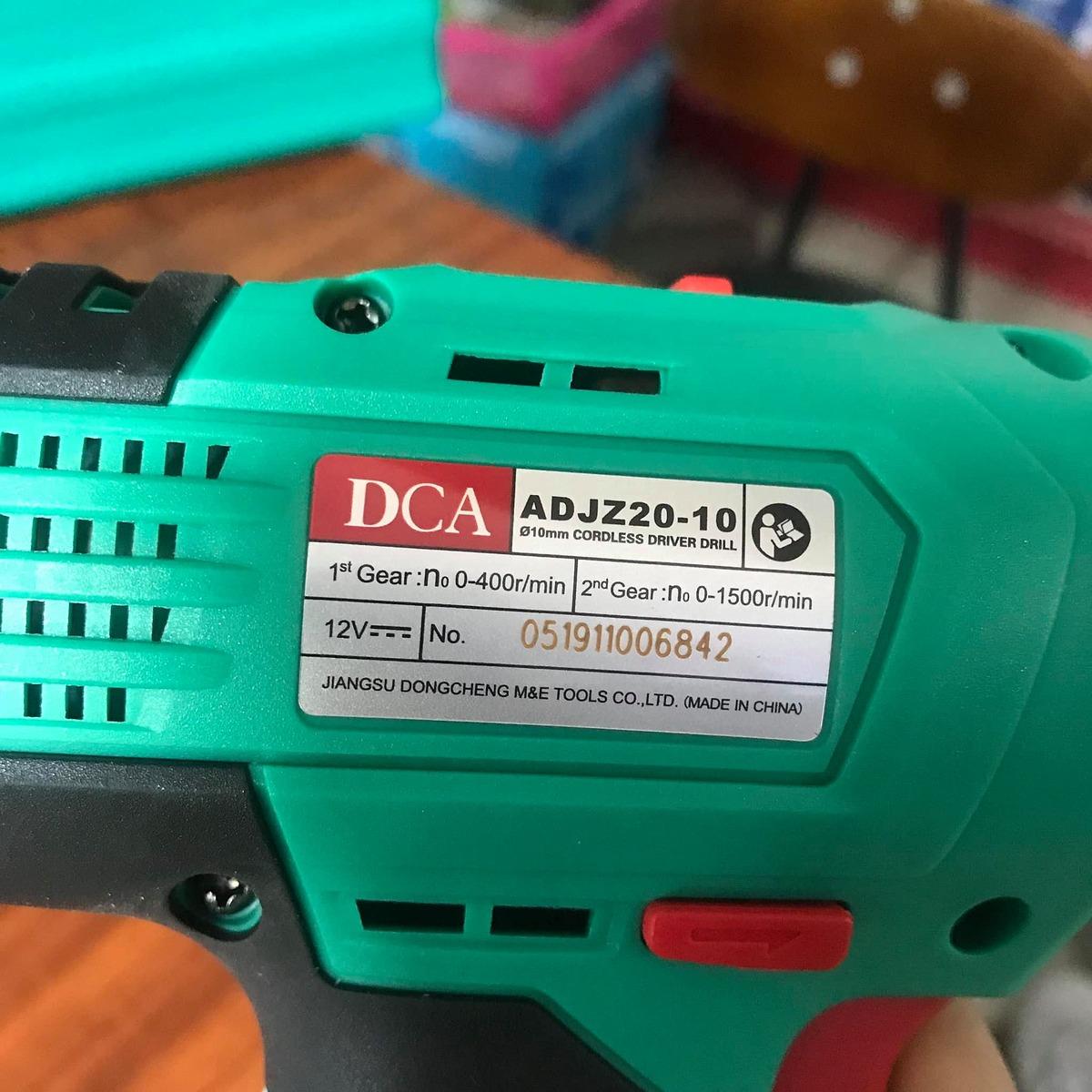 MÁY KHOAN VẶN VÍT DÙNG PIN 12V/2AH*2 DCA ADJZ20-10E- HÀNG CHÍNH HÃNG
