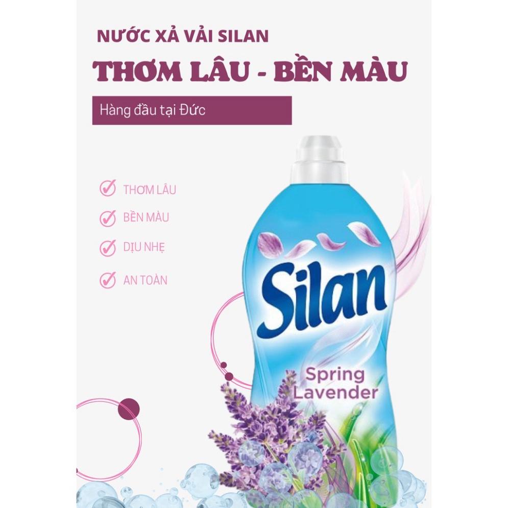Nước Xả Thơm Quần Aó Spring Lavender Silan 1.8L