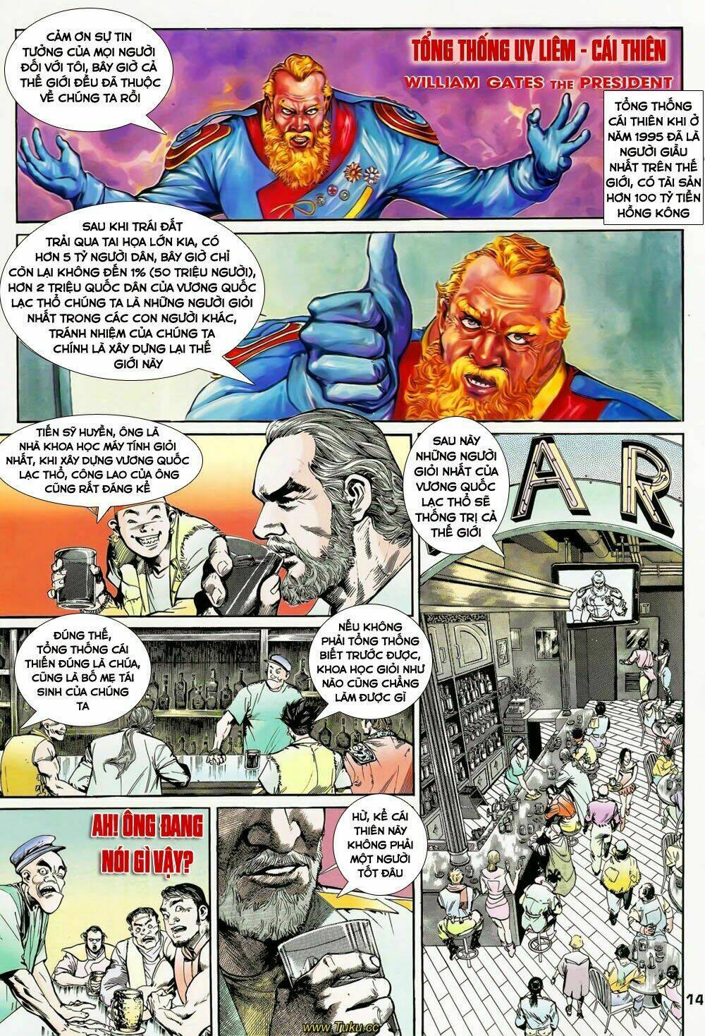 long hổ ngũ thế chapter 1 14