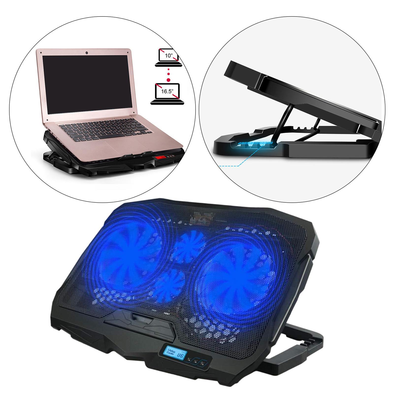 Gaming Laptop Cooler Stand Cooling Pad LCD Screen -16.5 Inches