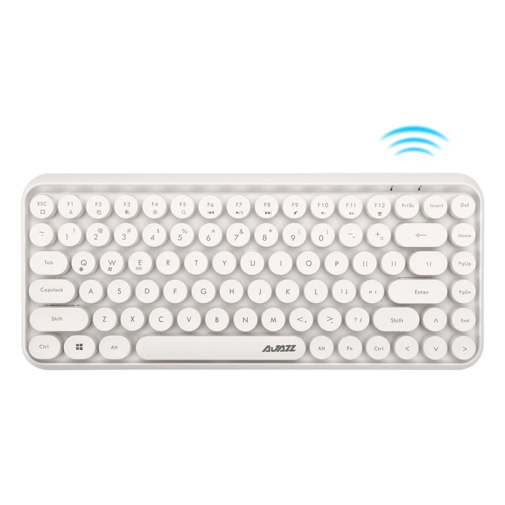 Bàn phím Bluetooth Ajazz 308i Nắp phím tròn 10m Kết nối Bluetooth 84 Phím cho Windows 2000, Windows XP, Windows ME