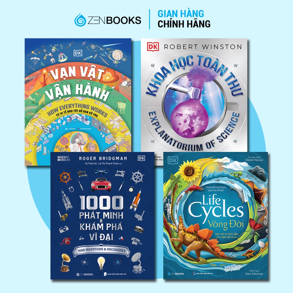 COMBO Sách 4 Quyển Bách Khoa Tự Nhiên - DK