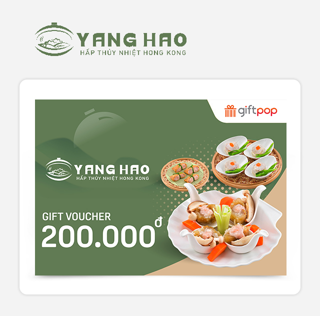 Evoucher Phiếu Quà Tặng Yang Hao 200K