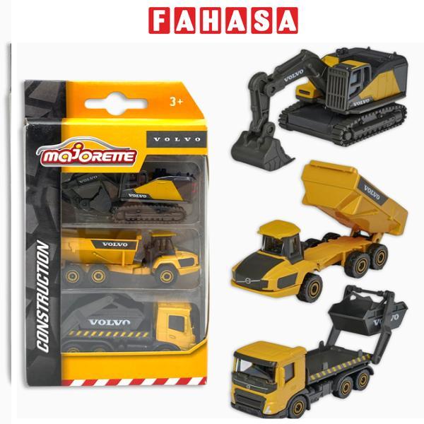 Đồ Chơi Mô Hình Bộ 3 Xe Xây Dựng - Volvo 3 Pieces Set - Majorette 212057284