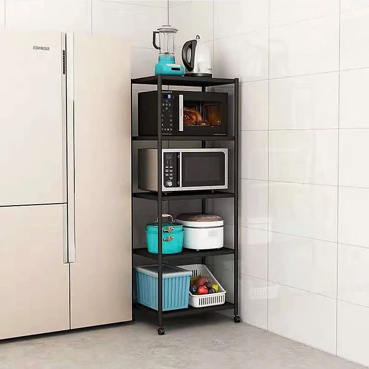 Kệ lò vi sóng đa năng Thép Carbon cao cấp, kệ để đồ nhà bếp siêu chịu lực 300kg sơn tĩnh điện chống bong tróc, kệ nhà bếp