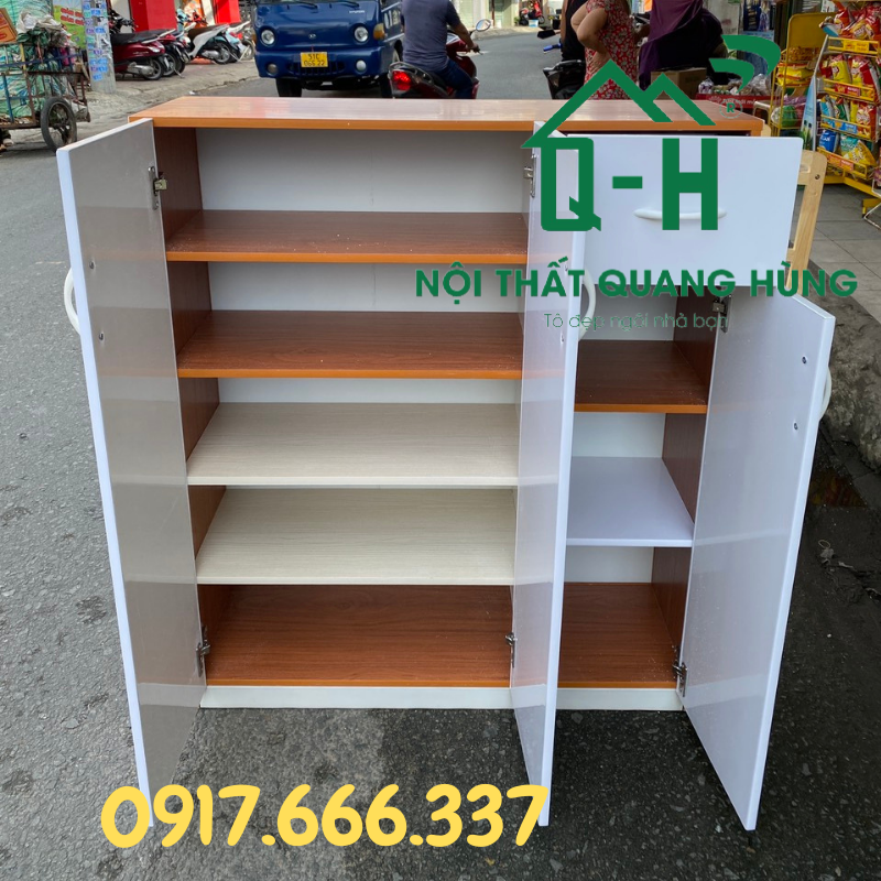 TỦ NHỰA ĐỰNG GIÀY DÉP MÀU TRẮNG DÀNH CHO GIA ĐÌNH
