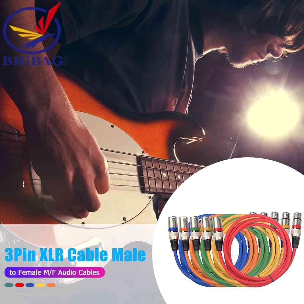 Set 5 Dây Cáp Âm Thanh 3Pin XLR Mạ Bạc