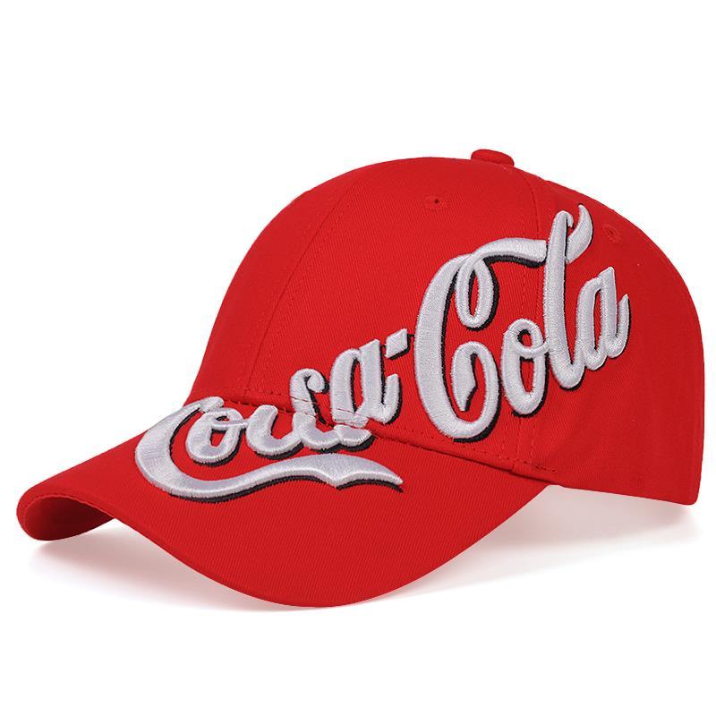 Mũ Lưỡi Trai Chất Liệu Cotton Thêu Chữ Coca Cola Độc Đáo