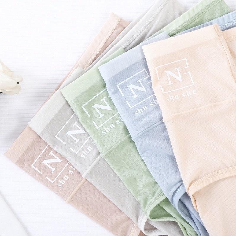 Quần lót nữ CẠP CAO Shushe, chất su lụa băng thông khí, thoáng mát, chất đẹp Women Xanh Lá - Xanh lá
