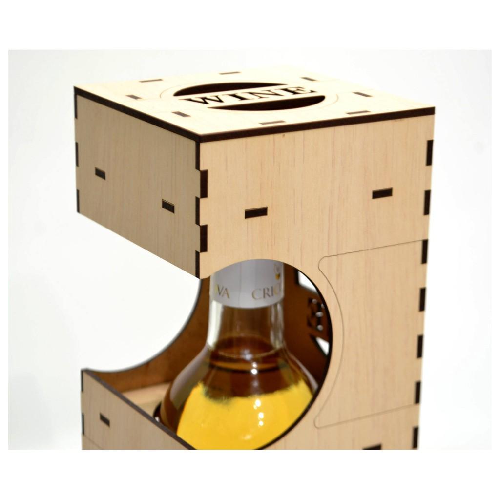 Hộp đựng chai trang trí J22