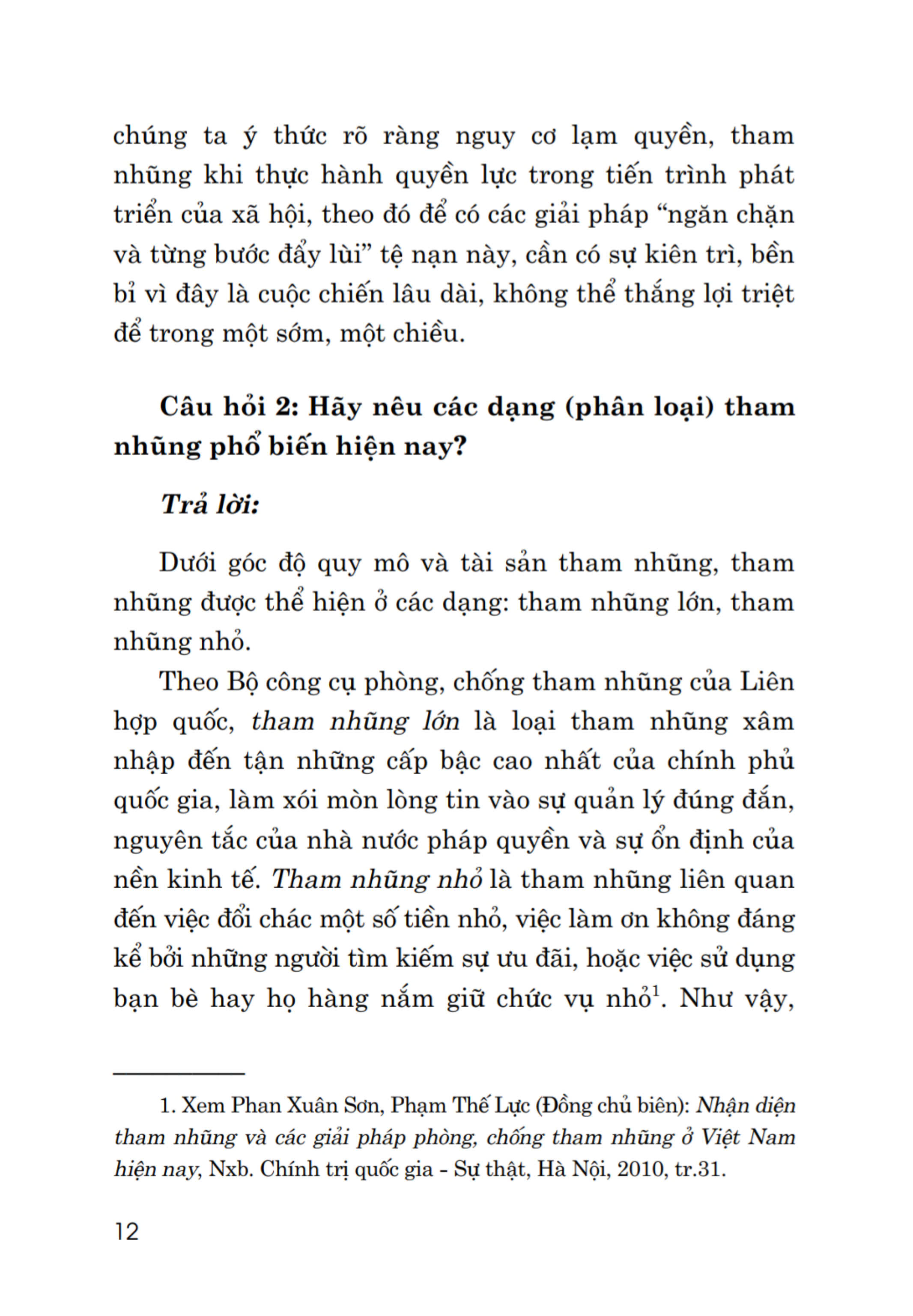 Hỏi - đáp về phòng, chống tham nhũng, tiêu cực ở Việt Nam