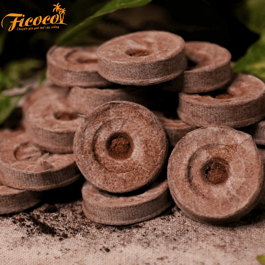 VIÊN NÉN XƠ DỪA ƯƠM HẠT ECO GROW