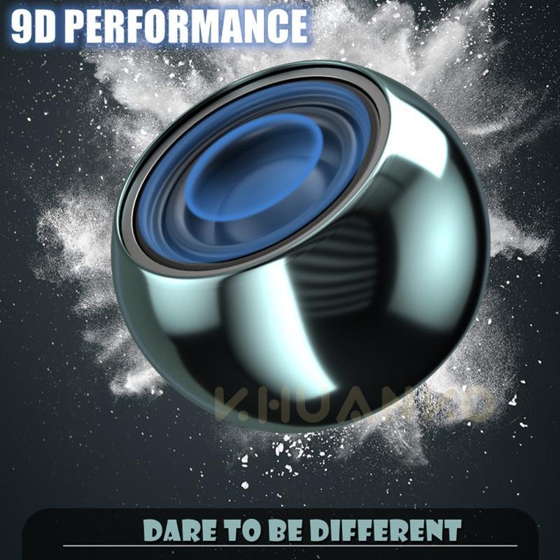 Loa Bluetooth Không Dây mini Chất Liệu Kim Loại Mạ Vàng Màu Sắc