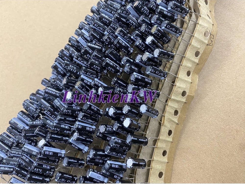 Tụ Hóa 47uf 16v Nichicon Mới, Chính gốc 100%.