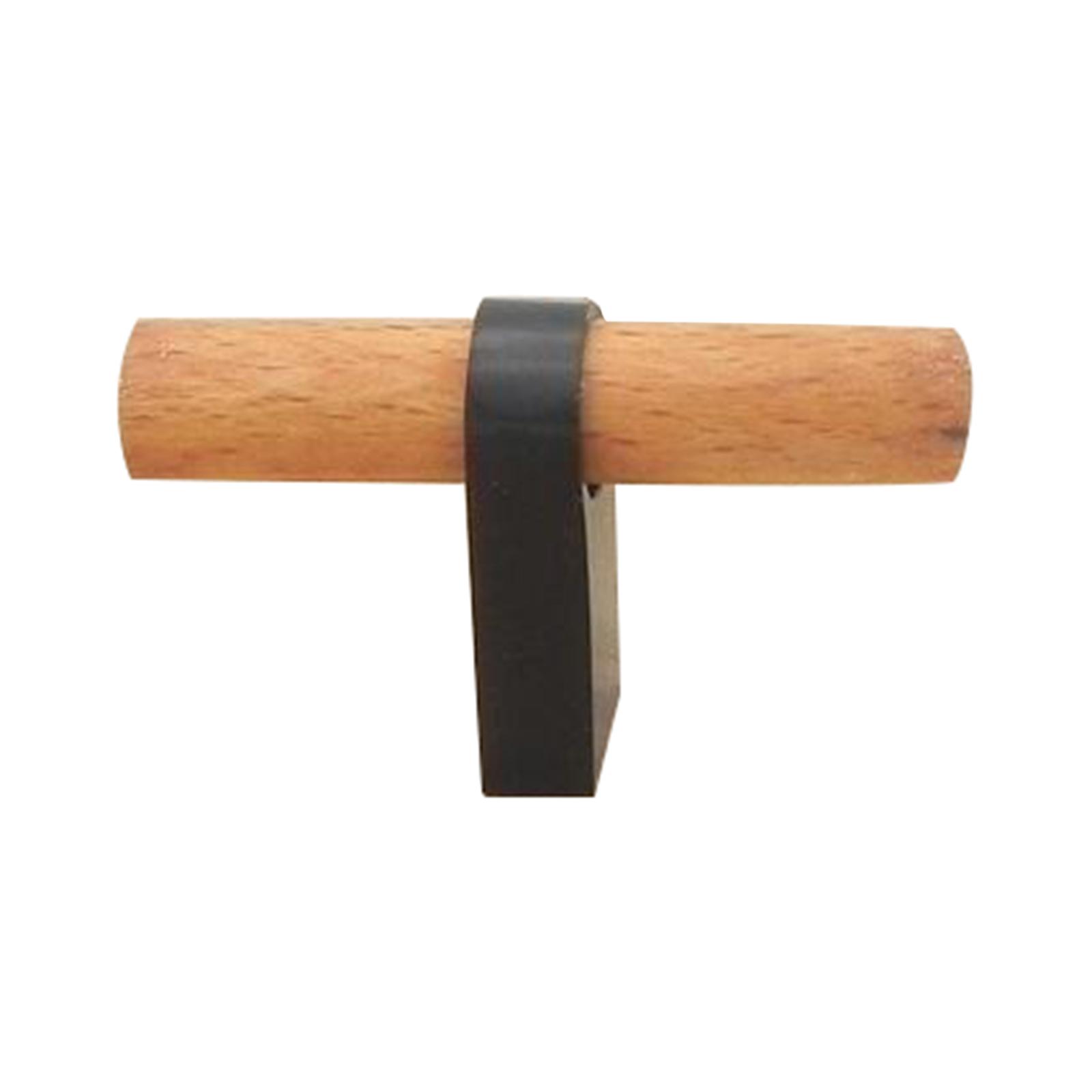 Solid Wood Handles Furniture Wardrobe Cabinet Door Modern Minimalist Handles Drawer Dresser Knobs Furniture Hardware Pulls
